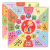 The wooden toy animal fruit clock is highly entertaining and colorful, which can exercise babies' hand-eye coordination, visual ability, logical thinking ability, and early education enlightenment training. It is a parent-child game Item Picture